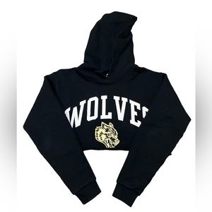 Darc Sport Cropped Black Hoodie Small